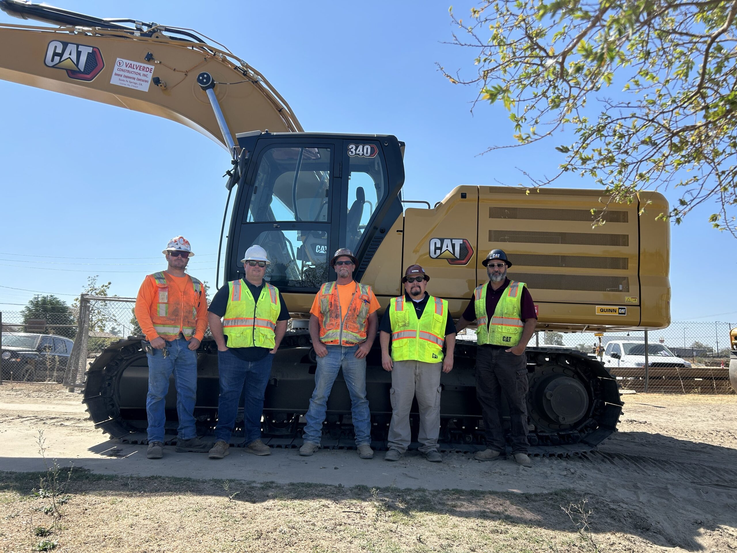 Valverde Construction team on job site