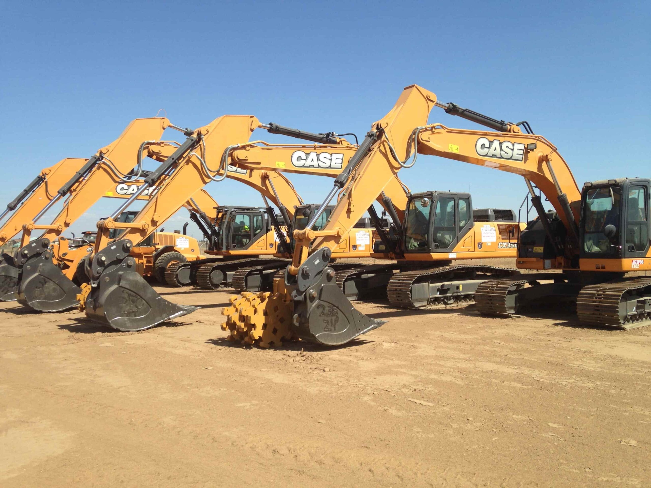 Valverde Construction equipment yard